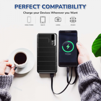 Lapcare Blaze 22.5W Fast Charging Power Bank | 10000mah | Black | LPB-015 Lapcare Blaze 22.5W Fast Charging Power Bank | 10000mah | Black | LPB-015