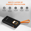 Lapcare Orange Power Bank with Wake Up Button | 10000 mAh  |  LPB-513