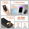 Lapcare Orange Power Bank with Wake Up Button | 10000 mAh  |  LPB-513