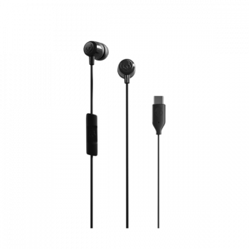 Skullcandy Jib USB C in Ear Wired Earbuds | Microphone Noise Isolating | Black