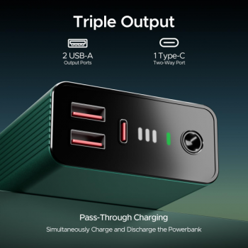 boAt Energyshroom PB400 Pro | 20000mAh | Emerald Green