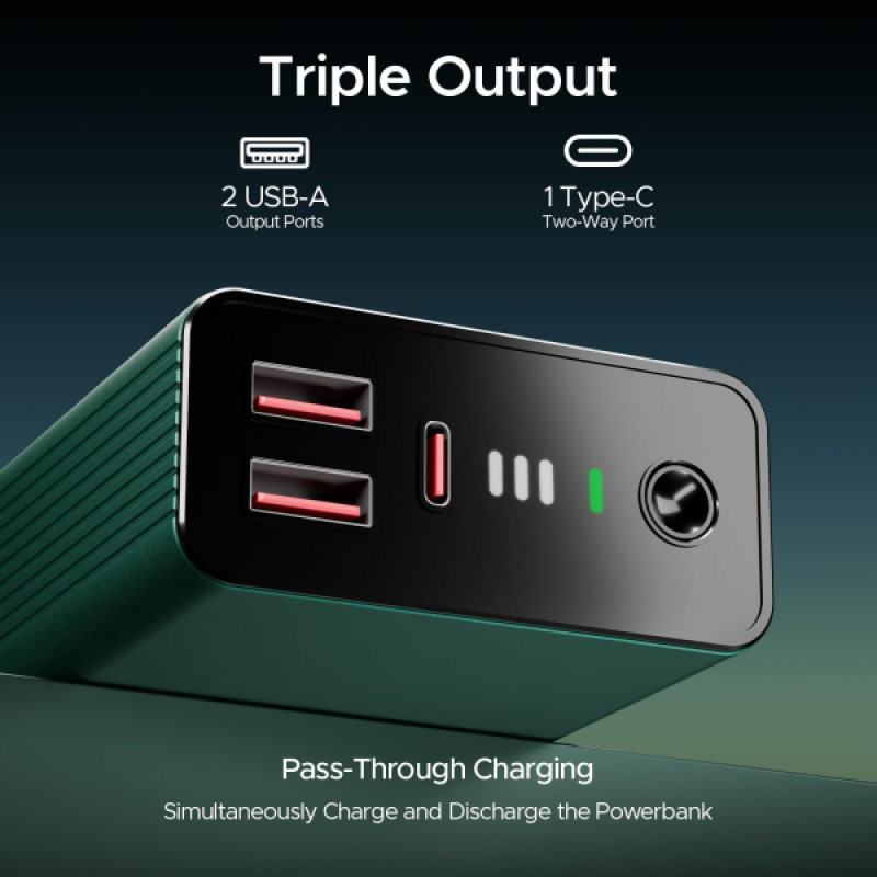 boAt Energyshroom PB400 Pro | 20000mAh | Emerald Green boAt Energyshroom PB400 Pro | 20000mAh | Emerald Green