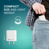 Portronics Adapto 25 Plus | 25W | Type C PD | GaN Technology | White | POR 1242