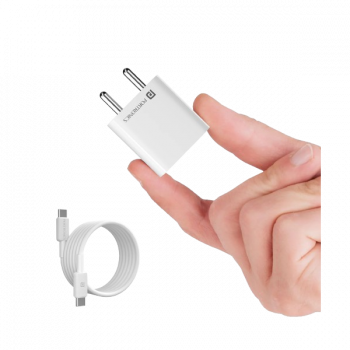 Portronics Adapto 25 Plus | 25W | Type C PD | GaN Technology | White | POR 1242