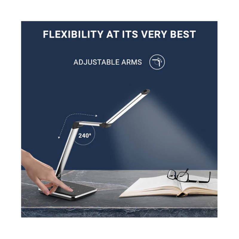 iGear Orion Led Desk Lamp with Qi Wireless Charger | 5 watts iGear Orion Led Desk Lamp with Qi Wireless Charger | 5 watts