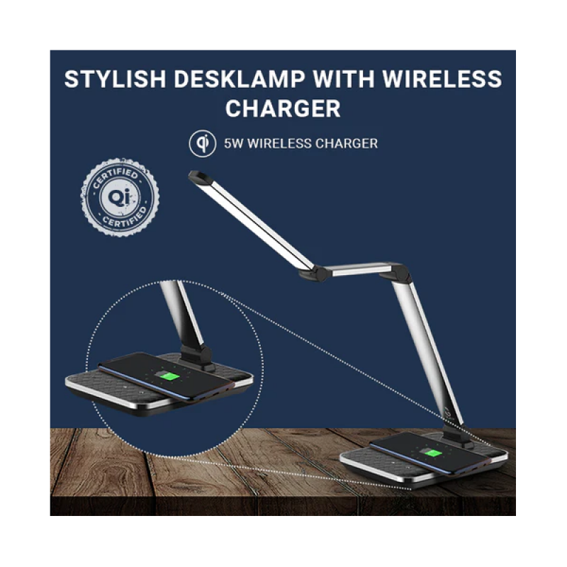 iGear Orion Led Desk Lamp with Qi Wireless Charger | 5 watts iGear Orion Led Desk Lamp with Qi Wireless Charger | 5 watts