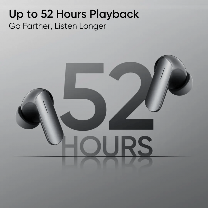 realme Buds Air 7 | 12.4mm | Slate Grey realme Buds Air 7 | 12.4mm | Slate Grey