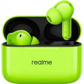 realme Buds T200 Earbud | Hi-Res with 32dB ANC | 12.4mm | Neon Green