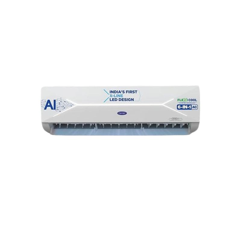 Carrier 19K XCEL LUMO FXi ALPHA HYBRIDJET Split Air Conditioner | 1.5 Ton | 3 Star | White Carrier 19K XCEL LUMO FXi ALPHA HYBRIDJET Split Air Conditioner | 1.5 Ton | 3 Star | White