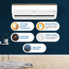 Voltas 125V Vertis Elite Gold Smart Air Inverter AC | 1 Ton | 5 star | White Voltas 125V Vertis Elite Gold Smart Air Inverter AC | 1 Ton | 5 star | White
