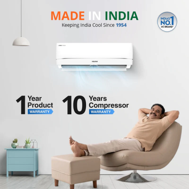 Voltas 183V Vectra Zenith Inverter Split AC | 1.5 Ton | 3 Star | Silver Voltas 183V Vectra Zenith Inverter Split AC | 1.5 Ton | 3 Star | Silver