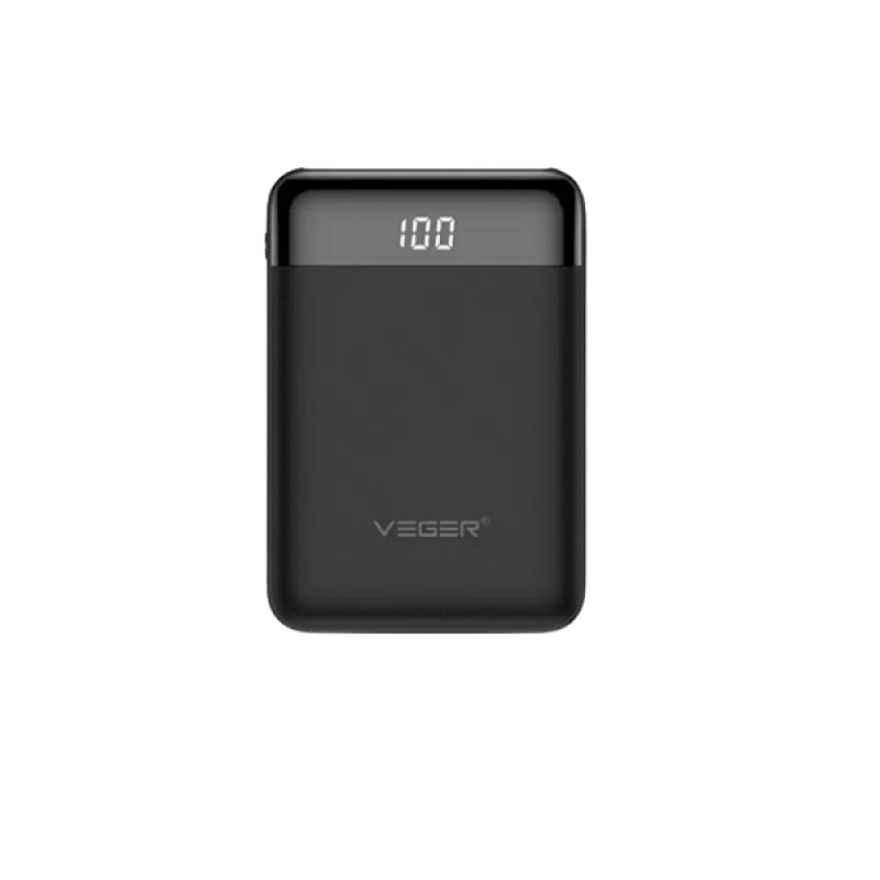 Veger 10000 mAh Power Bank | Black | W1059 Veger 10000 mAh Power Bank | Black | W1059