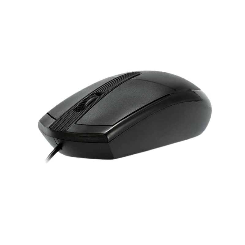 Salpido  Wired Keyboard and Mouse Combo with Mute Button Design | Wired USB Multi-device Keyboard | Black