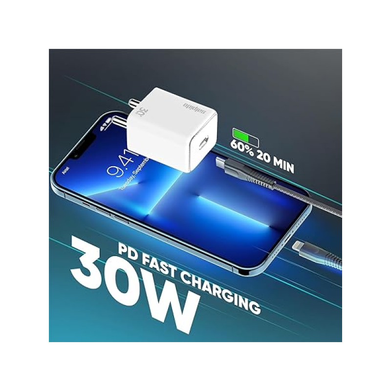 SALPIDO 30W TYPE C PD CHARGER | WC10 | White SALPIDO 30W TYPE C PD CHARGER | WC10 | White