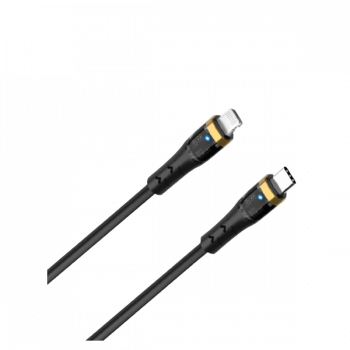 Salpido Crystal Dual Quick Charge 30W USB C to Lightning Cable | 1M PD Fast Charge | SDC 44 C L