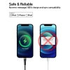 Salpido Crystal Dual Quick Charge 30W USB C to Lightning Cable | 1M PD Fast Charge | SDC 44 C L