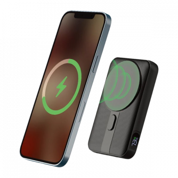 SALPIDO 10000MAH 20W WIRELESS POWERBANK PN 888 | Black SALPIDO 10000MAH 20W WIRELESS POWERBANK PN 888 | Black