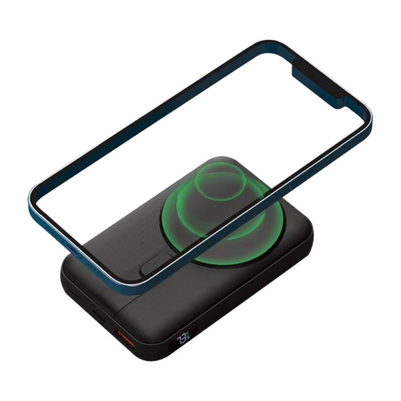 SALPIDO 10000MAH 20W WIRELESS POWERBANK PN 888 | Black SALPIDO 10000MAH 20W WIRELESS POWERBANK PN 888 | Black
