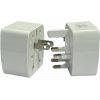 JTP Universal Plug 6AMAX Worldwide J4 Adaptor | White JTP Universal Plug 6AMAX Worldwide J4 Adaptor | White