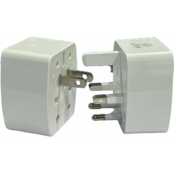 JTP Universal Plug 6AMAX Worldwide J4 Adaptor | White