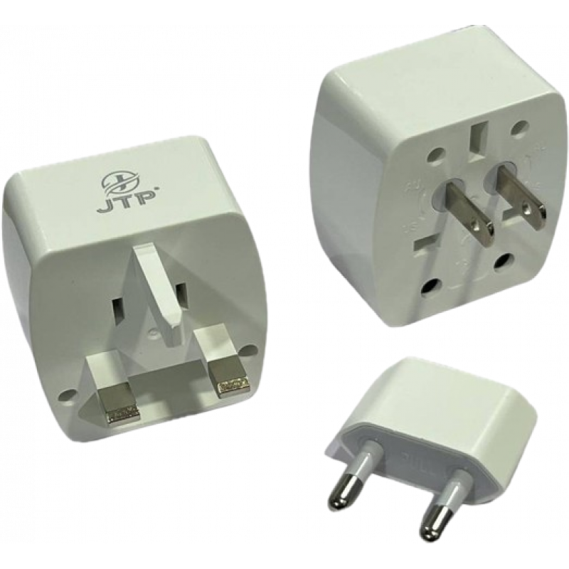 JTP Universal Plug 6AMAX Worldwide J4 Adaptor | White JTP Universal Plug 6AMAX Worldwide J4 Adaptor | White