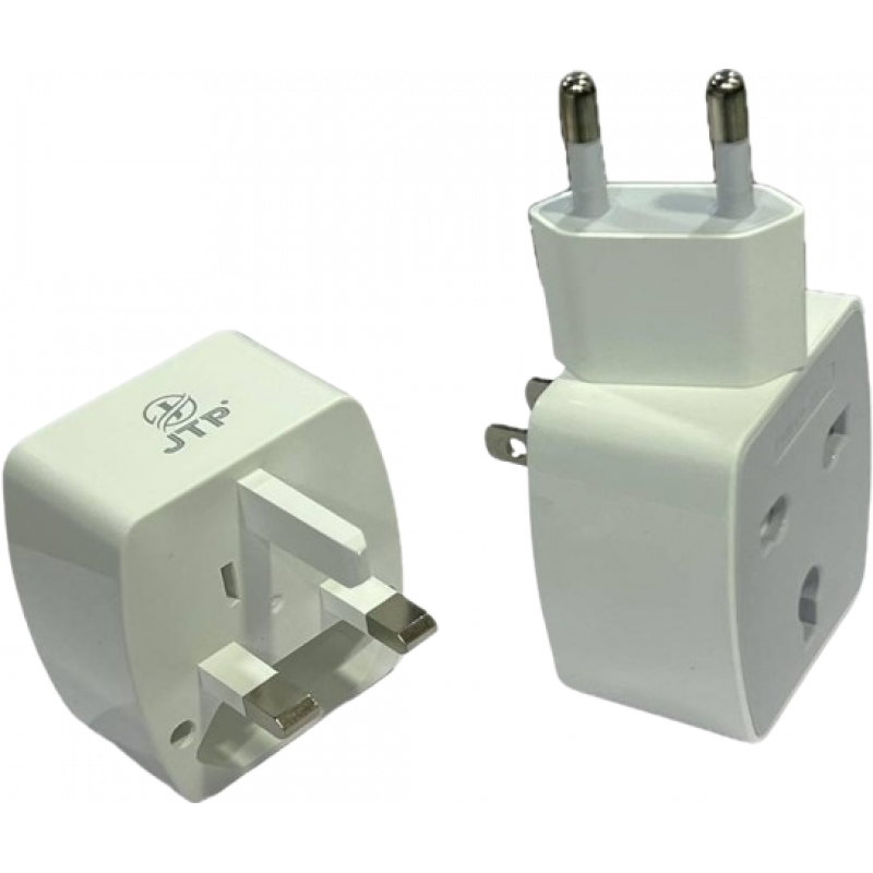 JTP Universal Plug 6AMAX Worldwide J4 Adaptor | White JTP Universal Plug 6AMAX Worldwide J4 Adaptor | White