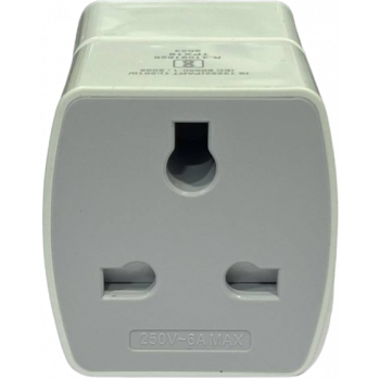 JTP Universal Plug 6AMAX Worldwide J4 Adaptor | White