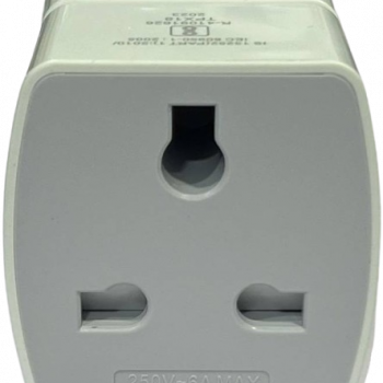 JTP Universal Plug 6AMAX Worldwide J4 Adaptor | White