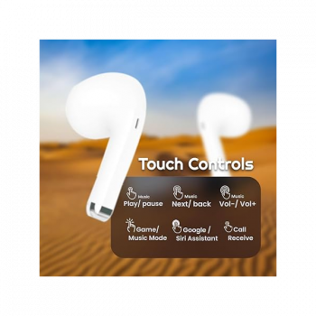 Salpido EARWAVES S04 True Wireless Earphone | White Salpido EARWAVES S04 True Wireless Earphone | White