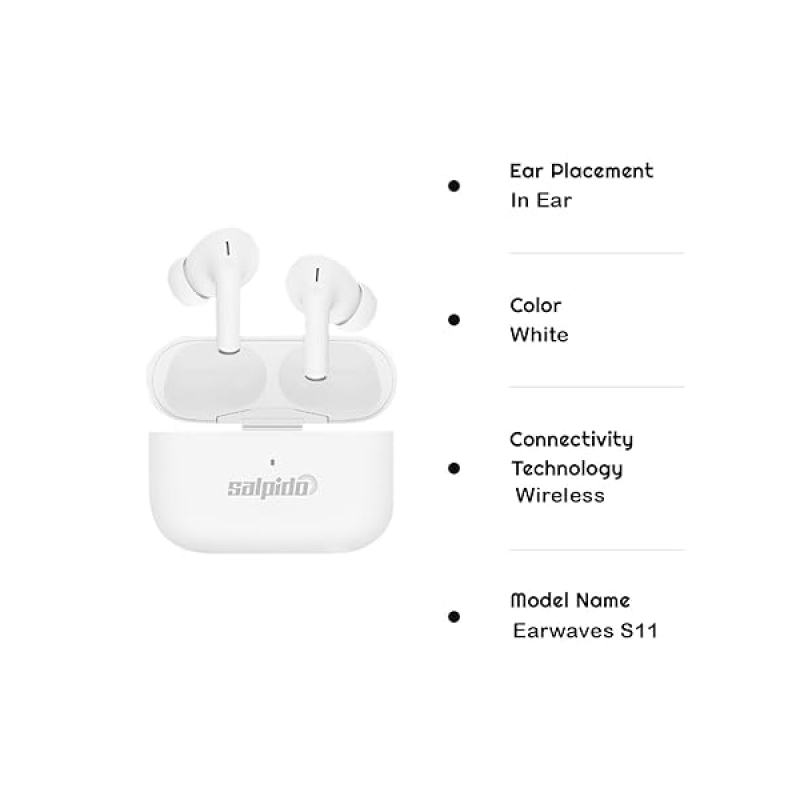 Salpido Earwaves S11 True Wireless Earbuds Salpido Earwaves S11 True Wireless Earbuds