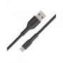 Promate USB to Type C Data Cable | 2A 2A Fast Charging | 1m | Black | XCord-AC