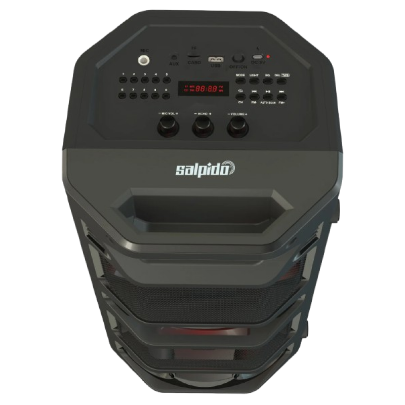 Salpido Party Waves 808 Bluetooth Speaker | 80W Salpido Party Waves 808 Bluetooth Speaker | 80W