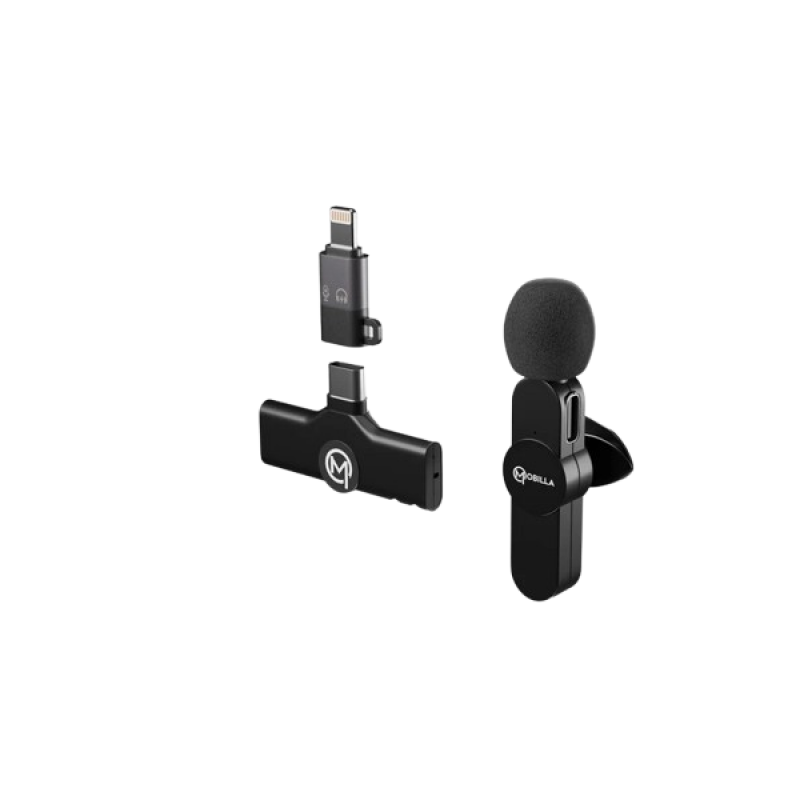 Mobilla MLapel 101 2 in 1 AI ENC Wireless Microphone Mobilla MLapel 101 2 in 1 AI ENC Wireless Microphone