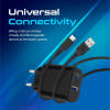 Promate Biplug-2 Dual USB Adapter | 25W | Black Promate Biplug-2 Dual USB Adapter | 25W | Black