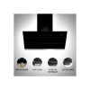 Faber Hood Zenith Auto Clean Wall Mounted Chimney | 1350 CMH | Black | FL SC AC BK 90 Faber Hood Zenith Auto Clean Wall Mounted Chimney | 1350 CMH | Black | FL SC AC BK 90
