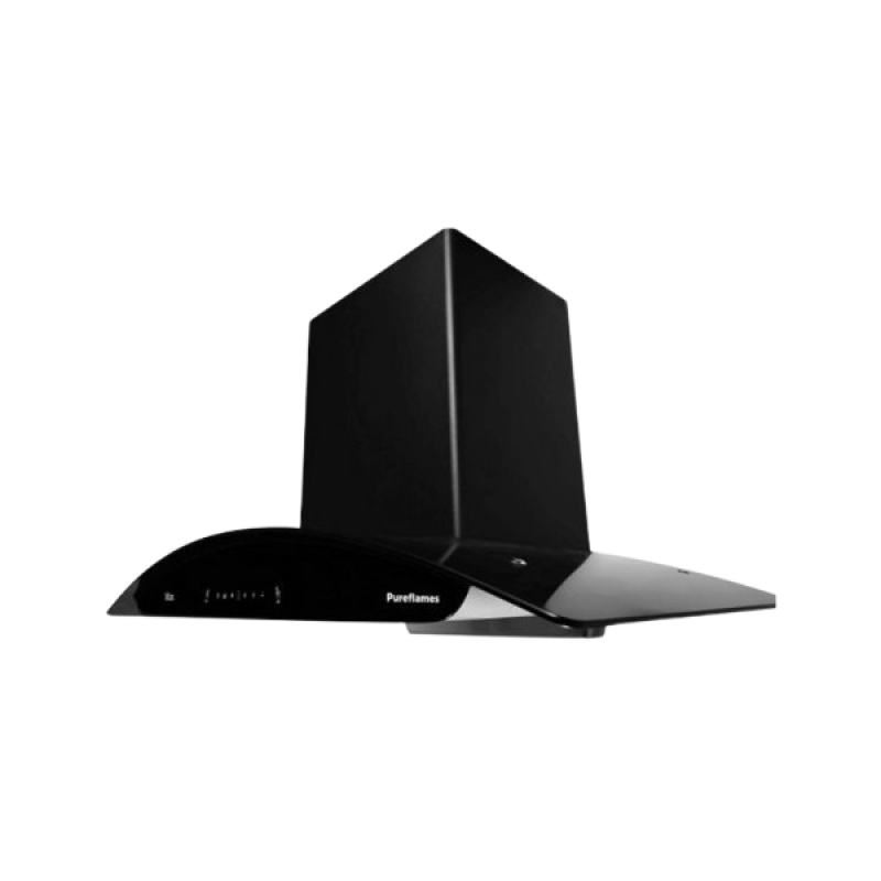 Pureflames MAX 90 Wall Mount Chimney | Black Pureflames MAX 90 Wall Mount Chimney | Black