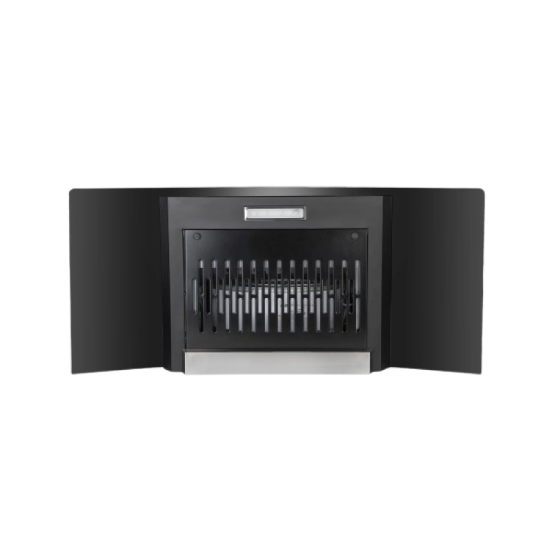 FABER Hood Polo | Wall Mounted Chimney | 1200 CMH | Black | IN HC SC BK 90 FABER Hood Polo | Wall Mounted Chimney | 1200 CMH | Black | IN HC SC BK 90