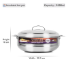 Nolta Hamaara Sonata Stainless Steel Hot Pot Casserole | 2500 ml