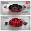 Impex Premium Non Stick Paniyarakkallu Unniyappa Chatty | 9 Pits | Red