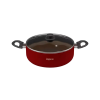 Impex ISP 2810 Non Stick Induction Bottom Biryani Pot with Lid | 28 cm | 6 L | Maroon Impex ISP 2810 Non Stick Induction Bottom Biryani Pot with Lid | 28 cm | 6 L | Maroon