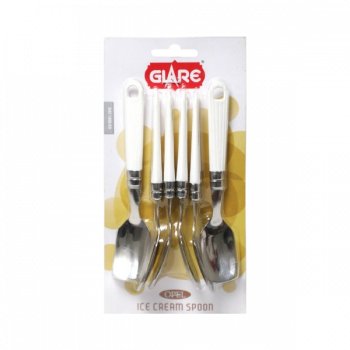 Glare Ice Cream Spoon | 6Pc Opal  Assorted Colours | GA309