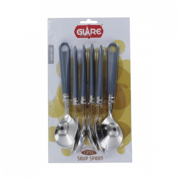 Glare 6Pc Opal Soup Spoon