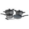 Impex Royal Granite 8 Pcs Non Stick Coated Cookware Set | 4 Piece | Aluminium Impex Royal Granite 8 Pcs Non Stick Coated Cookware Set | 4 Piece | Aluminium