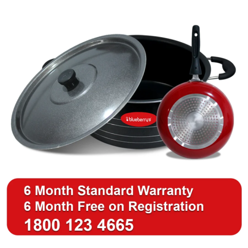 Blueberrys Prime 16L 36cm Nonstick Aluminum Biriyani Pot Blueberrys Prime 16L 36cm Nonstick Aluminum Biriyani Pot