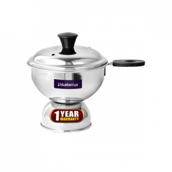 BlueBerrys Stainless Steel | Chiratta Puttu Maker with Lid and Pressure Cooker