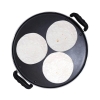 Blueberrys BPT32 32cm Nonstick Dosa, Roti, Chapati, Pathiri Tawa 4mm Large Round Aluminium Body | Black Blueberrys BPT32 32cm Nonstick Dosa, Roti, Chapati, Pathiri Tawa 4mm Large Round Aluminium Body | Black