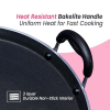 Blueberrys BPT32 32cm Nonstick Dosa, Roti, Chapati, Pathiri Tawa 4mm Large Round Aluminium Body | Black Blueberrys BPT32 32cm Nonstick Dosa, Roti, Chapati, Pathiri Tawa 4mm Large Round Aluminium Body | Black