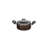 Blueberrys Ruby 8 Liter 30cm Nonstick Aluminum Induction Based Biriyani Pot with Lid