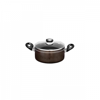 Blueberrys Ruby 8 Liter 30cm Nonstick Aluminum Induction Based Biriyani Pot with Lid