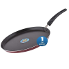 Blueberrys Nonstick Tawa Pan, 26 Cm, 3mm Thickness, 3 Layar Coating,Induction Base | Black